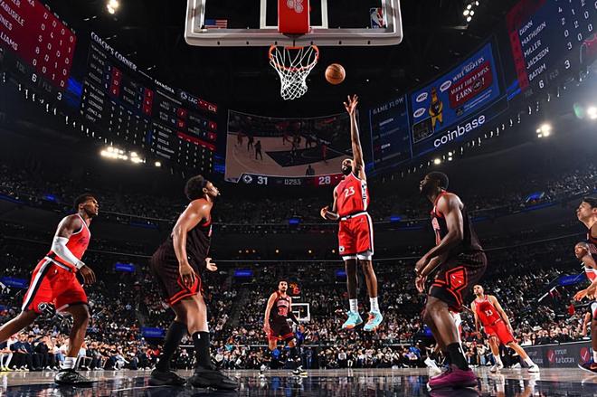 快船力克公牛迎四连胜 杰克逊替补登场贡献全面