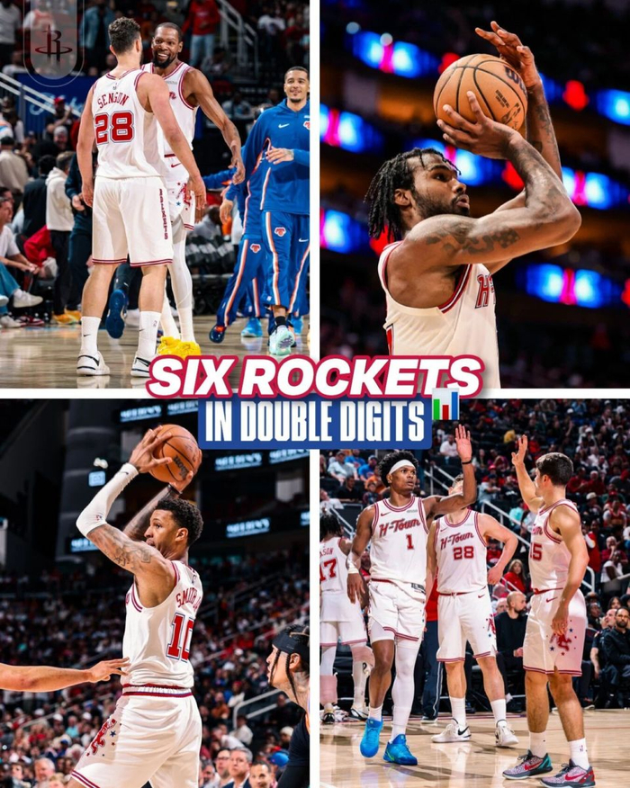 火箭力克尼克斯战绩攀升 芬尼-史密斯沦为替补引